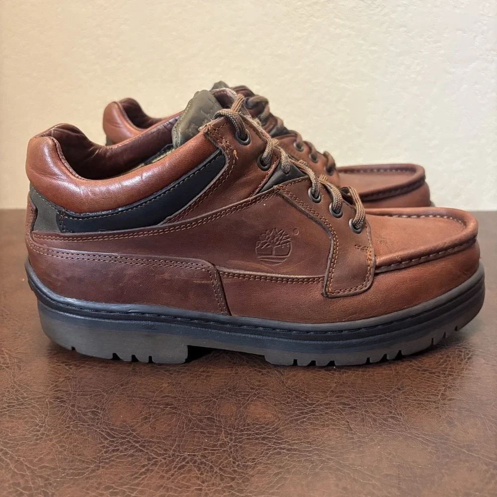 Vintage 2003 Timberland Heritage Moc Toe Mid GORE-TEX Boots Men's 7 W 37042 GTX